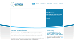 Desktop Screenshot of myhealthbuilders.net