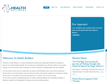 Tablet Screenshot of myhealthbuilders.net